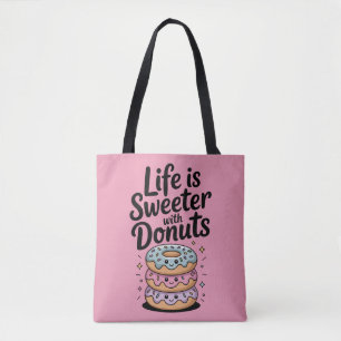 Tote Bag La Vie Est Plus Douce Avec Des Dents