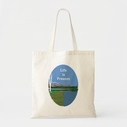 Tote Bag La vie est présente (Devant)