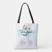 Tote Bag La vie est un beau bleu de tour (Dos)