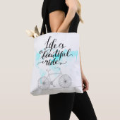 Tote Bag La vie est un beau bleu de tour (De près)