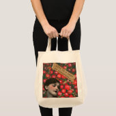 Tote Bag La vie est un bol de cerises art modifié (Devant (produit))