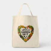 Tote Bag La vie est un jardin (Devant)