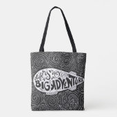 Tote Bag La vie est une grande aventure (Dos)