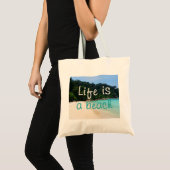 Tote Bag La vie est une plage (Devant (produit))