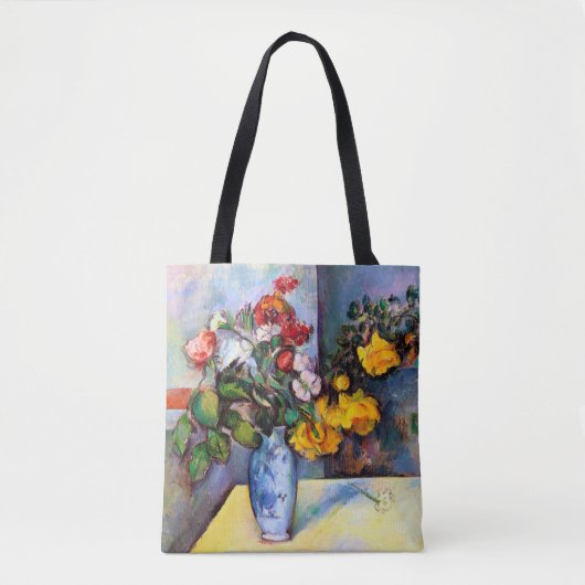 Tote Bag La vie morte avec des fleurs dans un Vase, Paul Ce (Devant)