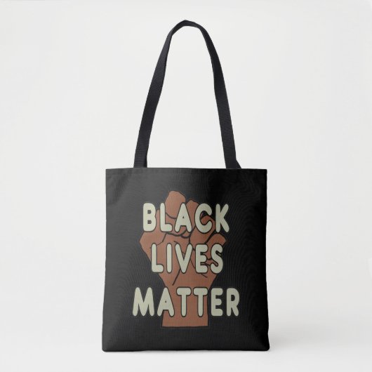 Tote Bag La vie noire importe (Devant)