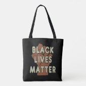 Tote Bag La vie noire importe (Dos)