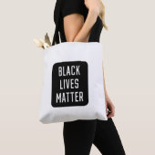 Tote Bag La vie noire importe (De près)