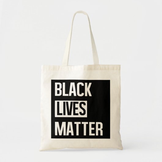 Tote Bag La vie noire importe (Devant)