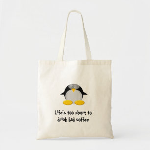 Tote Bag La vie trop courte pour boire du café gâté