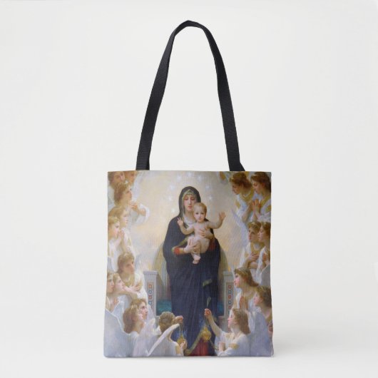 Tote Bag La Vierge aux Anges, Bouguereau (Devant)