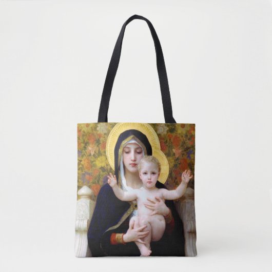 Tote Bag La Vierge de la Lily, Bouguereau (Devant)