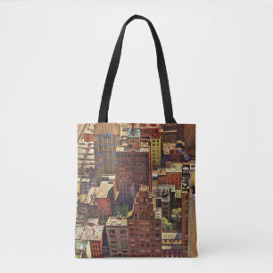 Tote Bag La vue de primevère farineuse de New York City pa