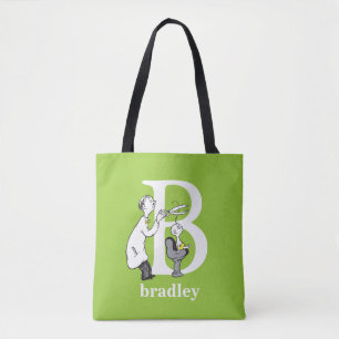 Tote Bag L'ABC du Dr Seuss : Lettre B - Blanc Ajoutez vot