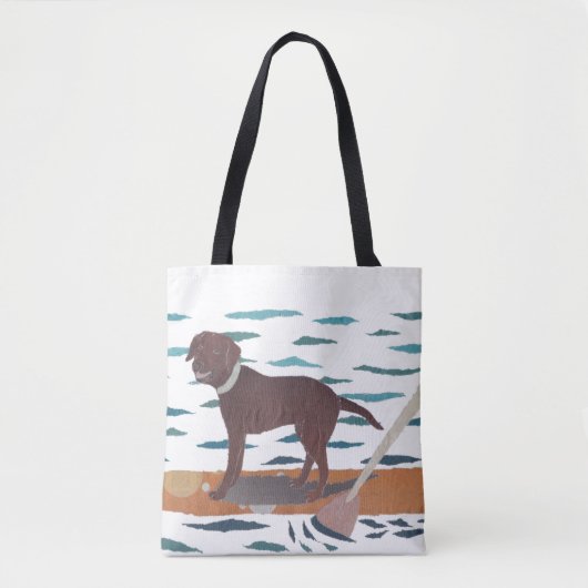 Tote Bag Laboratoire de chocolat, labrador retriever, chien (Devant)