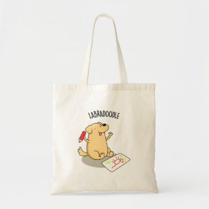 Tote Bag Labradoodle Funny Labrador Chien Pun