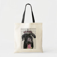 Labrador Noir Avec Tiara