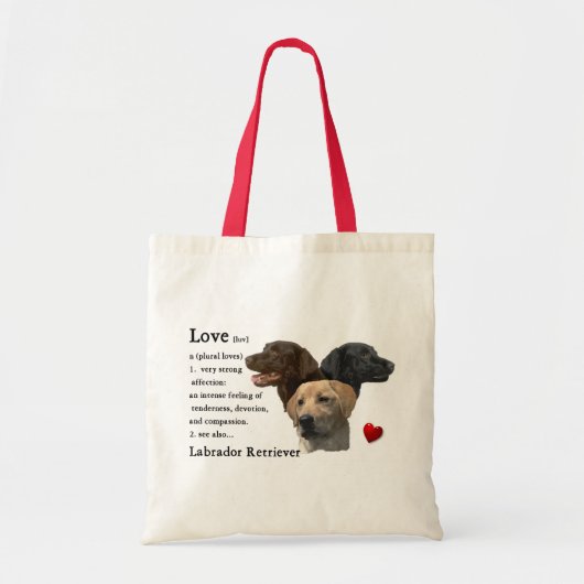 Tote Bag Labrador Retriever Art Don (Devant)