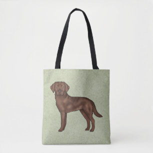 Tote Bag Labrador Retriever au Chocolat Labrado Brun Chien 