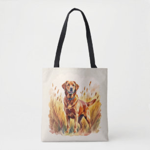 Tote Bag Labrador Retriever Chien Rouge Renard