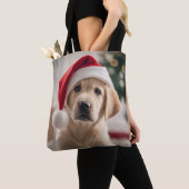 Tote Bag Labrador Retriever Christmas (De près)