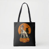 Tote Bag Labrador Retriever Dog Halloween (Devant)