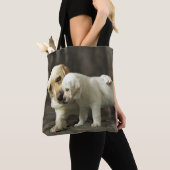 Tote Bag Labrador retriever jaune (De près)
