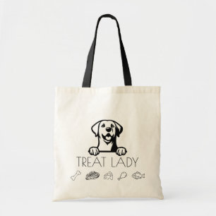 Tote Bag Labrador Retriever "Treat Lady"
