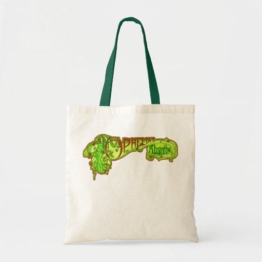 Tote Bag L'Absinthe d'Ophélie (Devant)