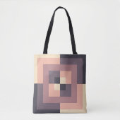 Tote Bag Labyrinthe de crème de café (Devant)