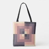 Tote Bag Labyrinthe de crème de café (Dos)