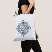 Tote Bag Labyrinthe de Minuit (De près)