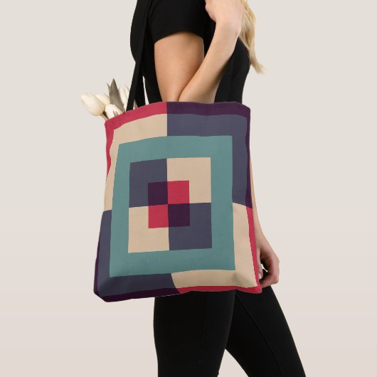 Tote Bag Labyrinthe électrique (De près)