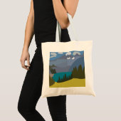 Tote Bag Lac des Alpes (Devant (produit))
