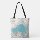 Tote Bag Lac hydrographique Mendota de carte (Dos)