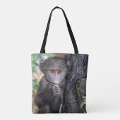 Tote Bag Lac Manyara baboon | d'Anubus national. Parc (Dos)
