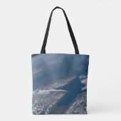 Tote Bag Lac Michigan, Lac Huron Et État Du Michigan. (Dos)