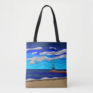 Tote Bag Lac Michigan - Total