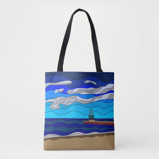 Tote Bag Lac Michigan - Total (Devant)