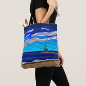 Tote Bag Lac Michigan - Total (De près)