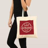 Tote Bag Lac Minnetonka Minnesota ville d'ancrage et nom (Devant (produit))