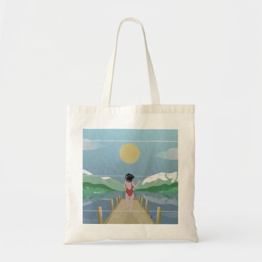Tote Bag Lac Rotoiti Nouvelle-Zélande (Devant)