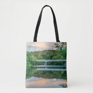 Tote Bag Lac Springfield Tranquillité en soirée