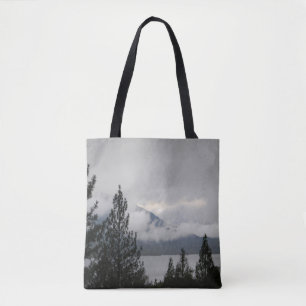 Tote Bag Lac Whiskeytown avec brouillard...