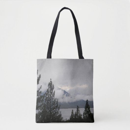 Tote Bag Lac Whiskeytown avec brouillard... (Devant)