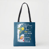 Tote Bag Lacrosse Maman L'Amour De Lax Maman Comme Elle (Devant)