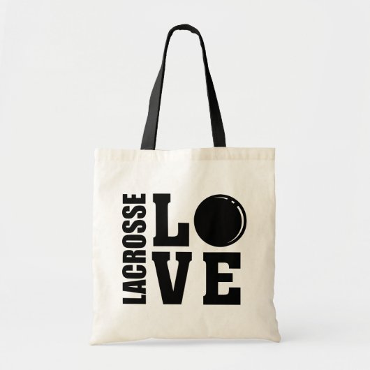 Tote Bag Lacrosse Players, Lacrosse Love (Devant)