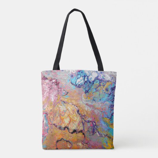 Tote Bag L'acrylique de Cremecycle versent partout (Dos)