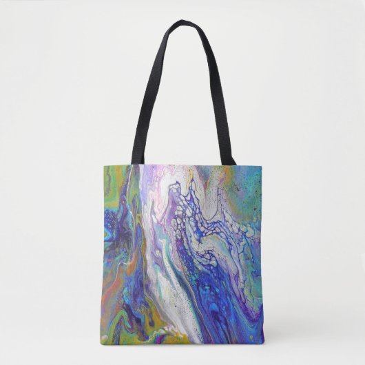 Tote Bag L'acrylique de Good Vibes versent partout (Devant)