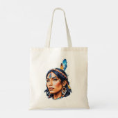 Tote Bag Lady amérindienne (Dos)